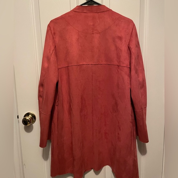 H&M beautiful pink suede jacket with matching belt 🩷 - Picture 5 of 6